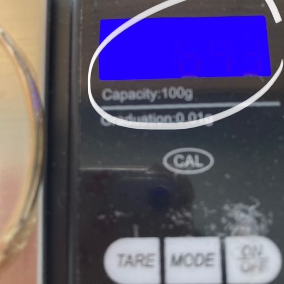 18K Real Yellow Gold Bangle Bracelet Vintage - Picture 10 of 10